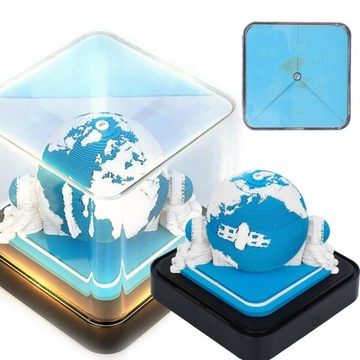 МНОГОФУНКЦИОНАЛЬНЫЙ 3D КАЛЕНДАРЬ НА 2024 ГОД CREATIVE EARTH
