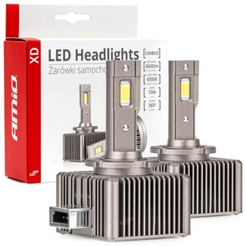 Żarówki LED D1S / D1R 6500K Xenon Canbus Plug&Play / Alkotest w zestawie !