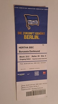 HERTHA BERLIN - BORUSSIA DORTMUND 06-01-2018