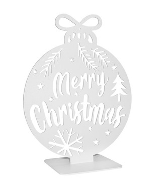 МЕТАЛЛИЧЕСКАЯ БЕЗЕЗЕКА LOFT РОЖДЕСТВЕНСКИЙ ОРНАМЕНТ Украшение