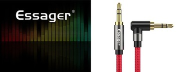 Угловой кабель AUX AUDIO MINI JACK, стерео 3,5 мм, 1,5 м