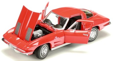 WELLY METALOWY MODEL AUTO CHEVROLET CORVETTE 1963