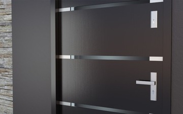 РУЧКА С НАКЛАДКОЙ TOTAL INOX ДЛЯ ВНЕШНИХ ДВЕРЕЙ, УНИВЕРСАЛЬНАЯ, ШИРИНА 72 ММ