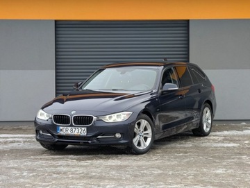 BMW Seria 3 F30-F31-F34 Touring 2.0 320d 184KM 2014 BMW Seria 3 Ledy Alu Klima Elek. Klapa Serwis Gwarancja 2.0 Diesel 184KM