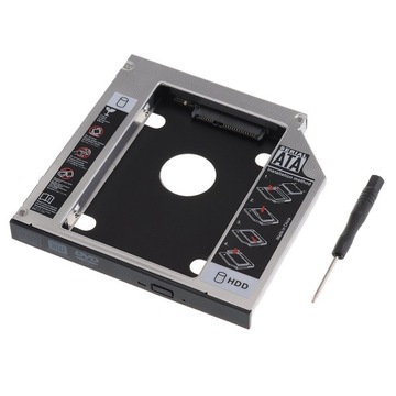 KIESZEŃ NA DRUGI DYSK 2,5 HDD SATA 12,7mm ZAŚLEPKA