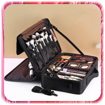 КОСМЕТИЧЕСКИЙ ЧЕХОЛ КОСМЕТИЧЕСКИЙ ОРГАНАЙЗЕР ПОРТАТИВНАЯ КОСМЕТИЧЕСКАЯ СУМКА 3 отделения XL