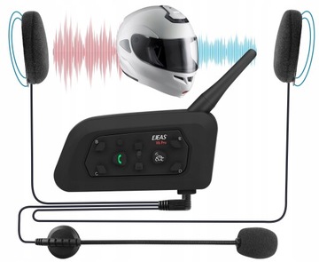 Домофон для мотоциклетного шлема 2 шт. EJEAS V6 Pro