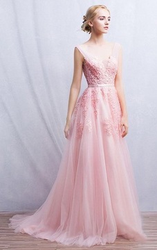 C89 SUKNIA BALOWA RÓZ 36