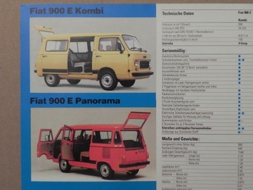 Проспект - FIAT - АССОРТИМЕНТ МОДЕЛЕЙ И ПРАЙС-ЛИСТ - 1982 г.