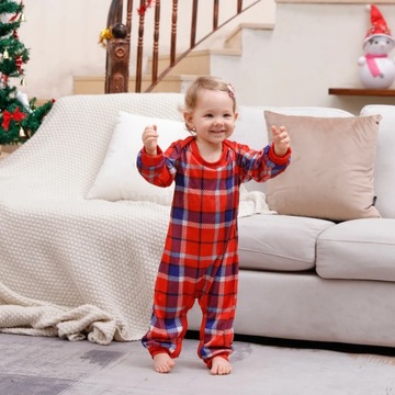 PIŻAMA Rodzinna piżama bożonarodzeniowa zestaw matka ojciec dzieci pasujące