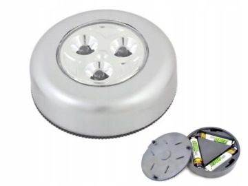 LAMPKA SAMOPRZYLEPNA NA BATERIE 3 DIODY LED LAMPA