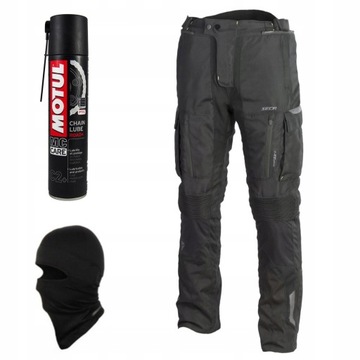 SPODNIE MOTOCYKLOWE SECA ARRAKIS II BLACK L