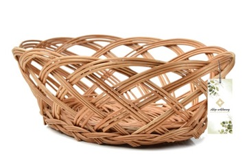 Tacka na pieczywo Koszyczek wiklinowy na stół Taca Tacka z wikliny 23x18 cm