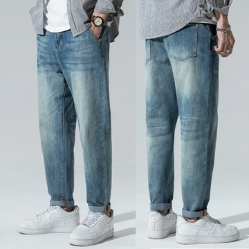 KSTUN Baggy Jeans Men Stretch Oversize 2023 Summer