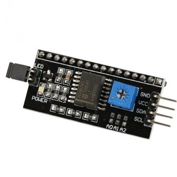 KONWERTER HD44780 I2C DO WYŚWIETLACZA LCD