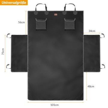 БОЛЬШОЙ ЗАЩИТНЫЙ АВТОМОБИЛЬНЫЙ КОВРИК НА ЧЕХОЛ СИДЕНЬЯ СОБАКЫ