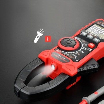 МУЛЬТИМЕТР ИЗМЕРИТЕЛЬ ЗАЖИМОВ ЖК-ДИСПЛЕЙ СВЕТОДИОДНЫЙ ФОНАРИК АККУМУЛЯТОРЫ КОРПУС АКСЕССУАРЫ