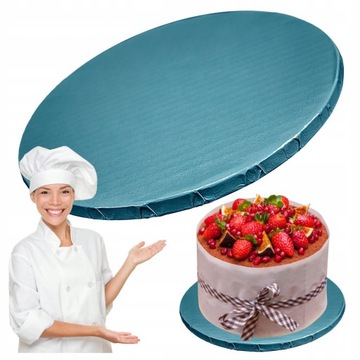 Podkład pod TORT Niebieski 30 cm Gruby Cake Decor