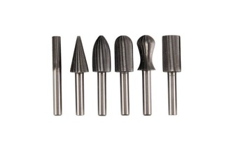 БОЛЬШОЙ НАБОР СВЕРЛИЛЬНЫХ ФРЕЗ ПО МЕТАЛЛУ, ЦИЛИНДРИЧЕСКИЕ, КОНИЧЕСКИЕ, 6 шт.