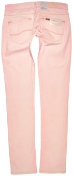 LEE spodnie LOW WAIST pink jeans LYNN_ W29 L31