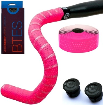 Owijka kierownicy BIKERIBBON EOLO SOFT fluo różowa