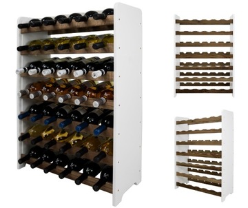 Regał na wino stojak półka RW-20-42 palony dąb