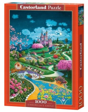 Relaxační Puzzle pro skládání Logická Hra Sada Puzzle Zámek Popelky