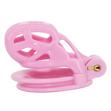 МАЛЕНЬКИЙ ЛЕГКИЙ ПОЯС ЦЕЛОМУДРИЯ COBRA S PINK CHASTITY PENIS CAGE