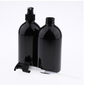 Круглые контейнеры для бутылок с насосом емкостью 500 мл