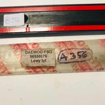 LIŠTA DVEŘE LEVÝ ZADNÍ DAEWOO LANOS NOVÁ