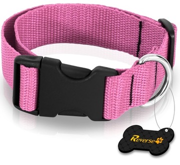 SOLIDNA OBROŻA TAŚMOWA DO PSA REGULOWANA 30-45cm M