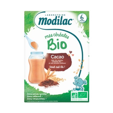 MODILAC Moja kaszka BIO Kakaowa po 6m 250g