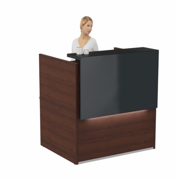 Lada recepcyjna do biura prosta LOFT | elegancka i nowoczesna recepcja