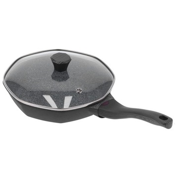 Ośmiokątny kształt patelni nieprzywierająca