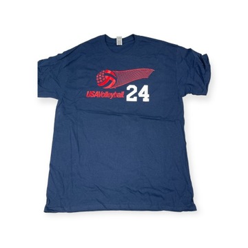 Koszulka t-shirt męski GILDAN USA VOLLEYBALL L