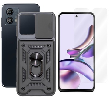 Etui CAMSHIELD do MOTO G13 G23 4G G53 5G + SZKŁO Case Pokrowiec