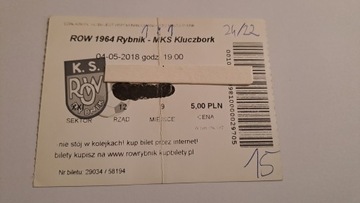 ENERGETYK ROW RYBNIK - MKS KLUCZBORK 04-05-2018
