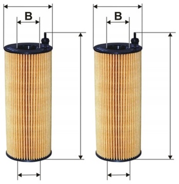 2× FILTRON FILTR OLEJE