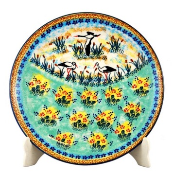 TALERZ ŚNIADANIOWY 22CM CERAMIKA BOLESŁAWIEC WK74
