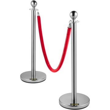 Железнодорожный барьер VEVOR VIP 4 стойки + 2 троса