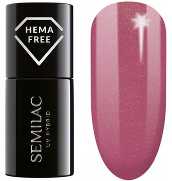 SEMILAC 377 Shimmer Stone Ruby Lakier Hybrydowy 7ml