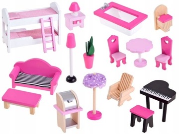 Терраса кукольного домика + ЛИФТ + горка + LED