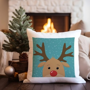 ДЕКОРАТИВНАЯ НАВУШКА 40х40 РОЖДЕСТВЕНСКАЯ С ПРИНТОМ