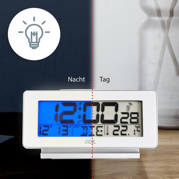 ELEKTRONICZNY ZEGAR LED BUDZIK ZEGAREK Z ALARMEM