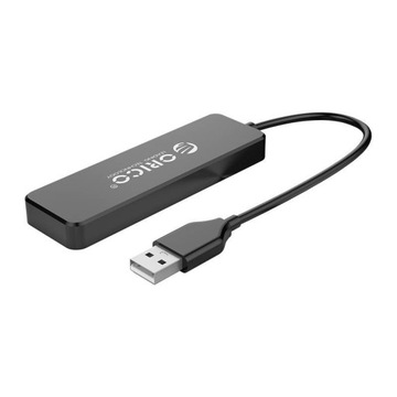 Концентратор USB-A 4 порта USB 2.0 черный ORICO