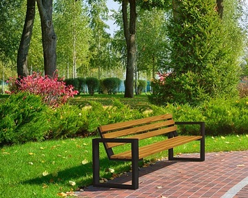 ŁAWKA OGRODOWA Parkowa Drewniana do OGRODU 150 CM