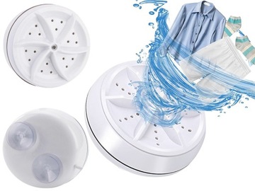 МИНИ-ТУРИСТ ПОРТАТИВНАЯ СТИРАЛЬНАЯ МАШИНА TURBOWASH СТИРАЛЬНАЯ ЦЕНТРИФУГА