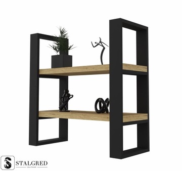 Regał Na Książki Industrial Loft 80 cm