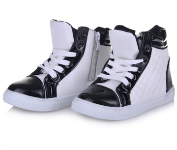 BOTKI dziecięce PIKOWANE WIOSENNE JESIENNE CASUAL WYGODNE _31 - 19,5cm