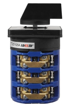 ПЛАТНЫЙ ПЕРЕКЛЮЧАТЕЛЬ 125A 3F 1-0-2 СЕТЕВОЙ ГЕНЕРАТОР IP65